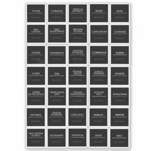 Stickers Étiquettes (Devant)