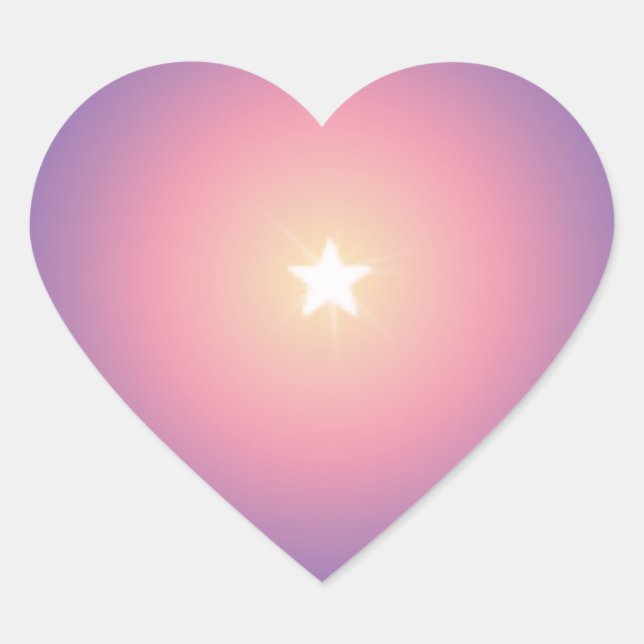 Stickers Étoile blanche brillante (Devant)