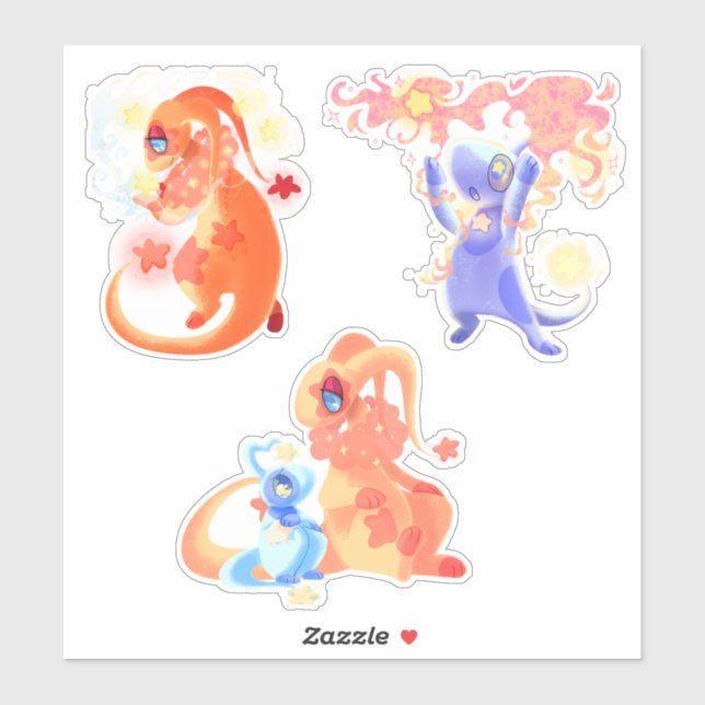 Stickers étoile montante (Feuille)