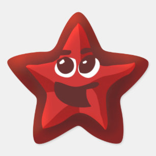 Stickers Étoile Rouge