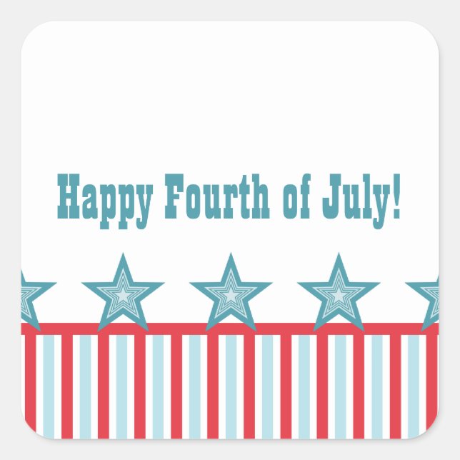 Stickers Étoiles et Stripes (Devant)