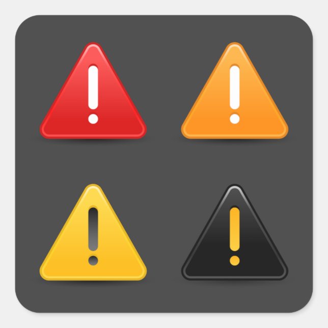 Stickers Exclamation Marques (Devant)