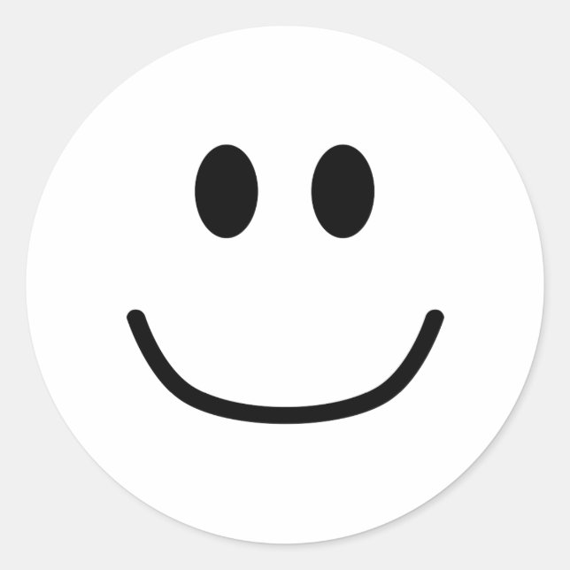 Stickers Expression Souriante 0002 (Couleur person (Devant)