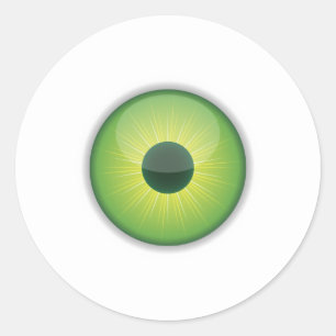 Stickers Eyeball Round pour l'artisanat ou Hallowe