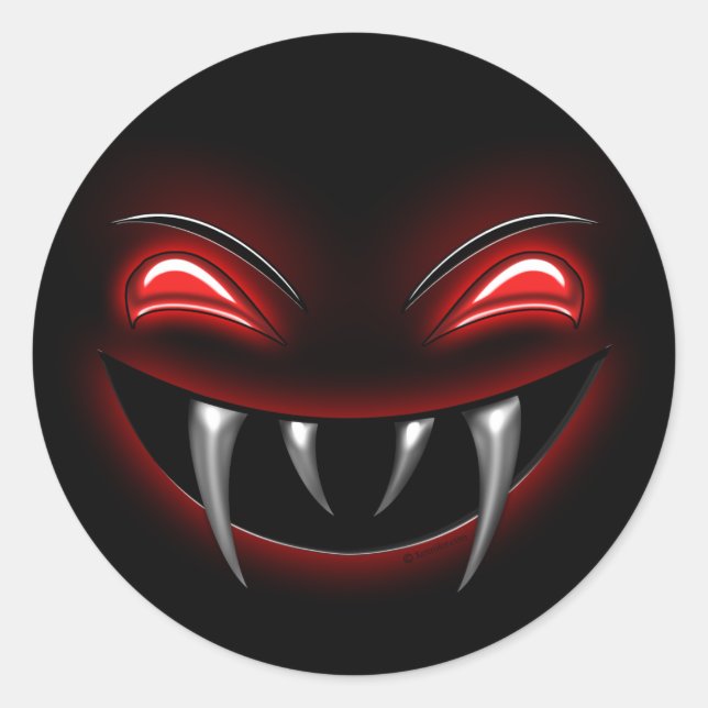 Stickers Face Fang (Devant)