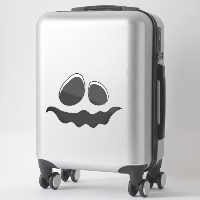 Stickers Face Halloween & Étiquettes (Sur valise)