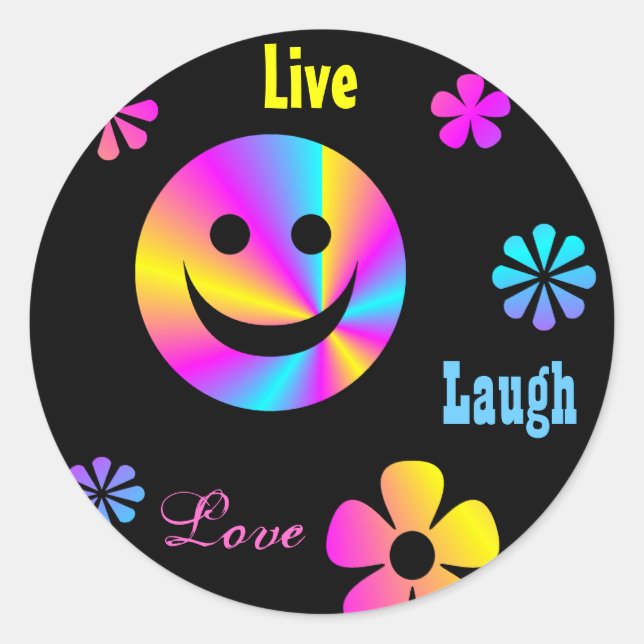 Stickers Face Rétro (Devant)