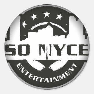 Stickers Fade to Black Round