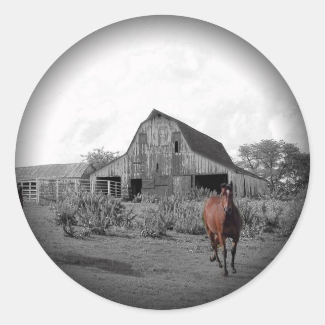 Stickers Fade to Black Round (Devant)