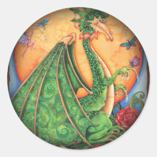 Stickers Fade to Black Round