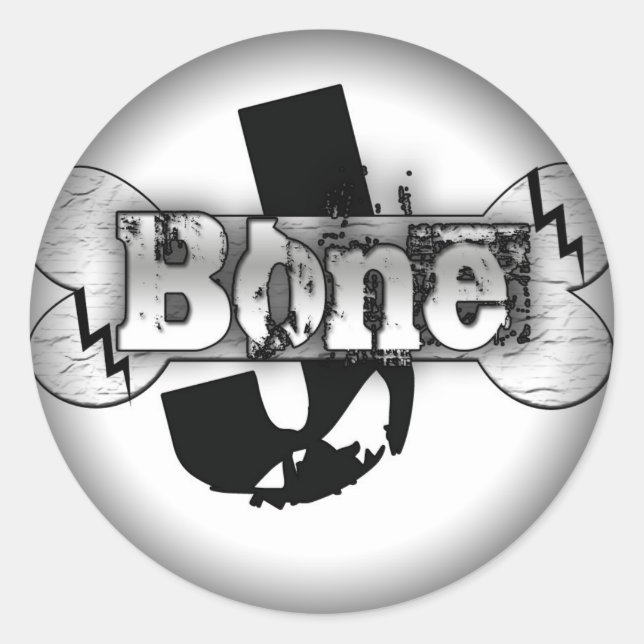 Stickers Fade to Black Round (Devant)