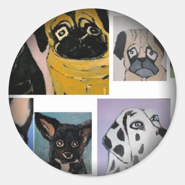 Stickers Fade to Black Round (Devant)