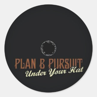 Stickers Fade to Black Round