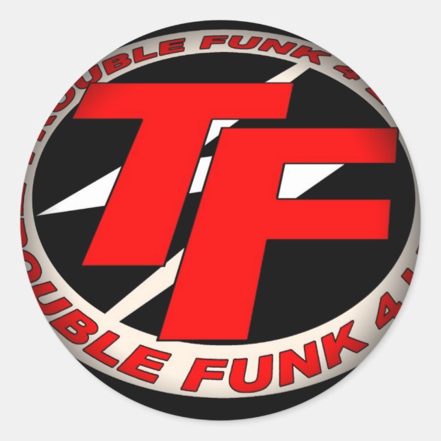 Stickers Fade to Black Round (Devant)