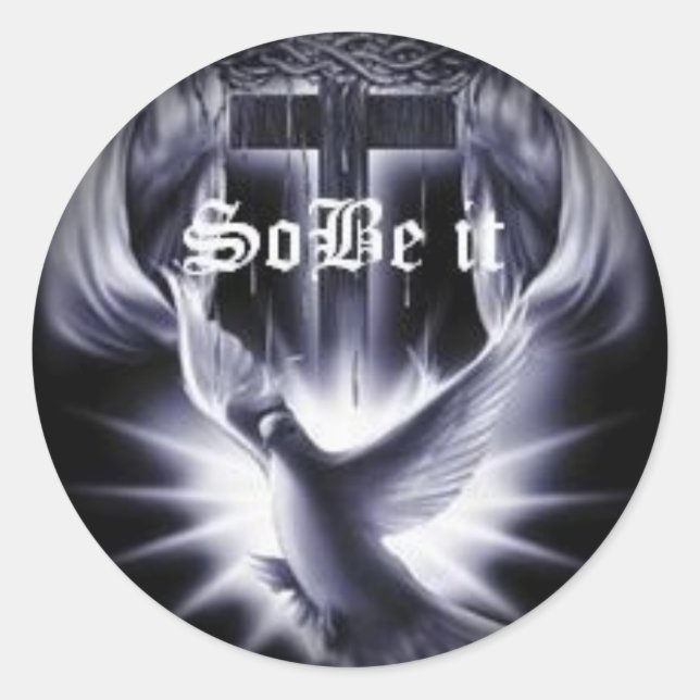 Stickers Fade to Black Round (Devant)