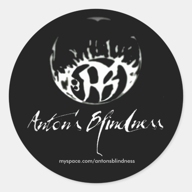 Stickers Fade to Black Round - Customisé (Devant)