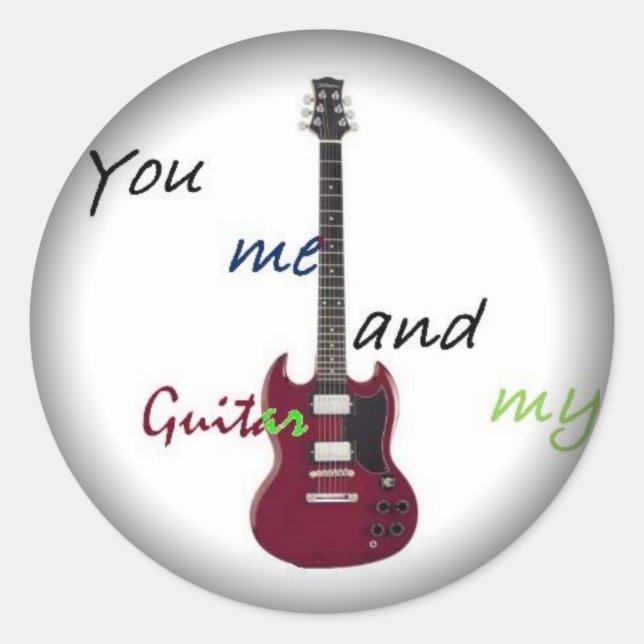 Stickers Fade to Black Round - Customisé (Devant)