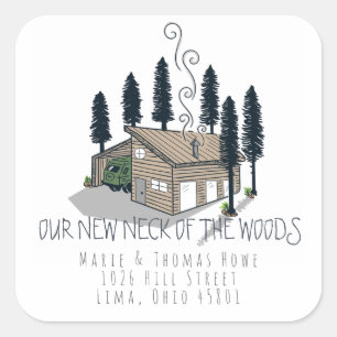Stickers Faire-part mobiles Cou des Bois