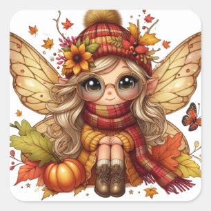 Stickers Fairy Cute Automne