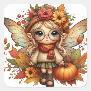 Stickers Fairy Cute Automne