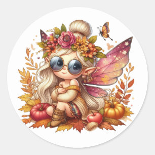 Stickers Fairy Cute Automne