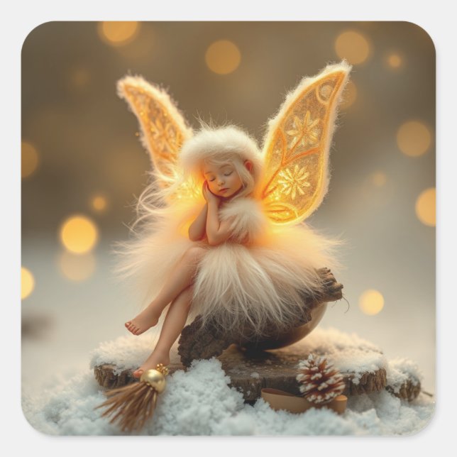 Stickers Fairy d'hiver mignons (Devant)