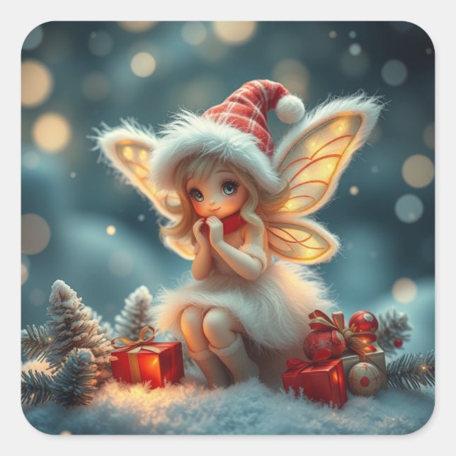 Stickers Fairy d'hiver mignons (Devant)