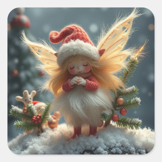 Stickers Fairy d'hiver mignons (Devant)