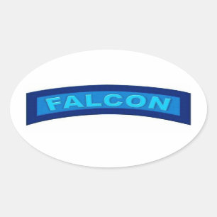 Stickers Falcon Bleu