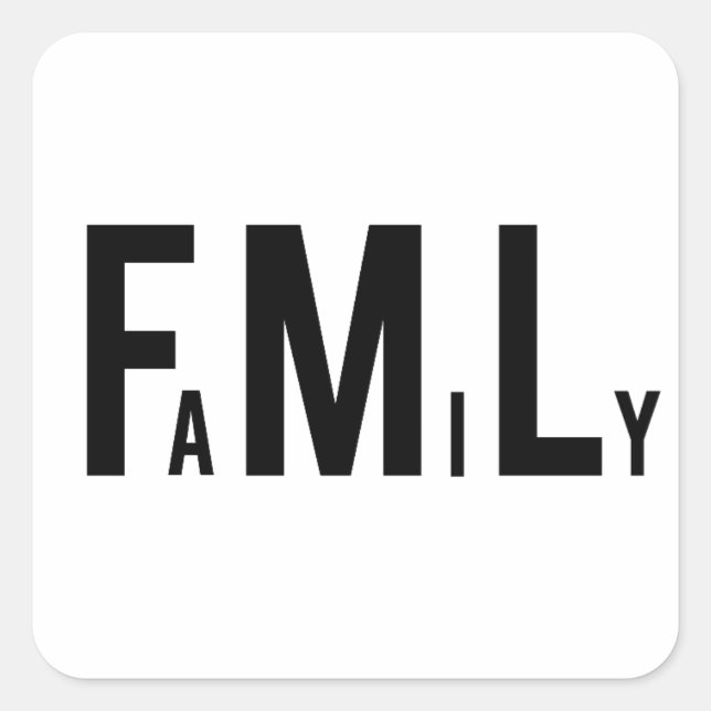Stickers famille FML (Devant)