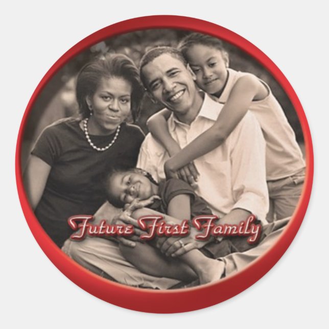 Stickers famille Obama (Devant)