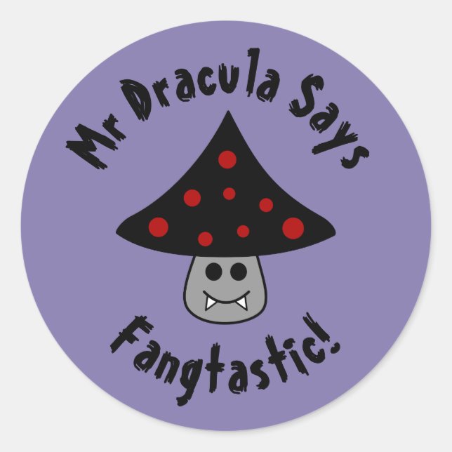 Stickers Fangtastic Vampire de Champignons (Devant)