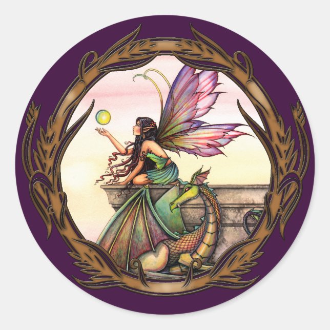 Stickers fantaisie Dragon's Orbs et Dragon (Devant)