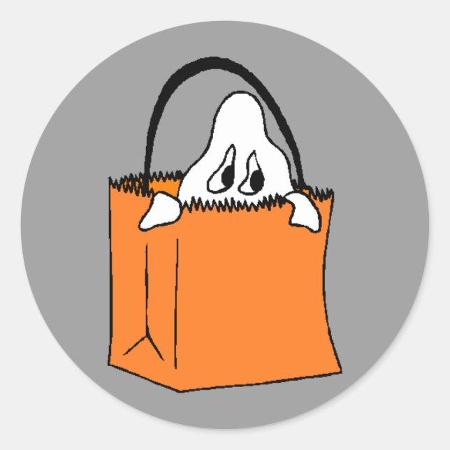 Stickers Fantôme dans le sac (Devant)
