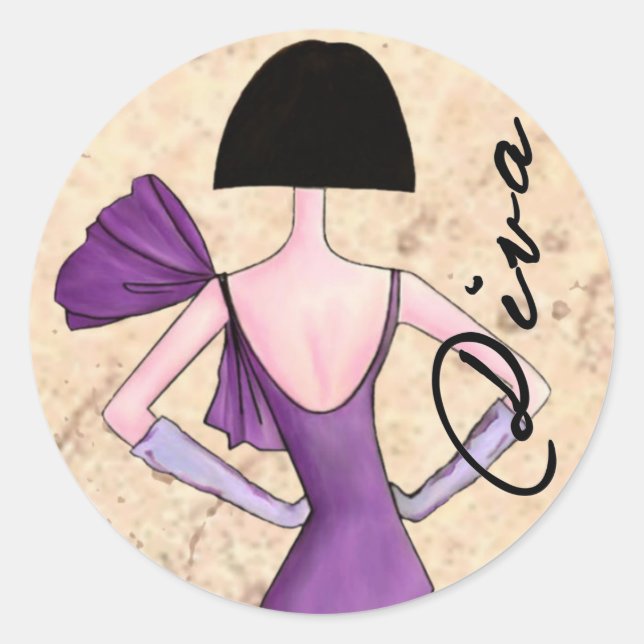 stickers Fashion Diva (Devant)