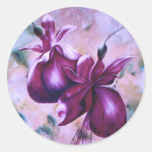 Stickers Fat Fuchsias