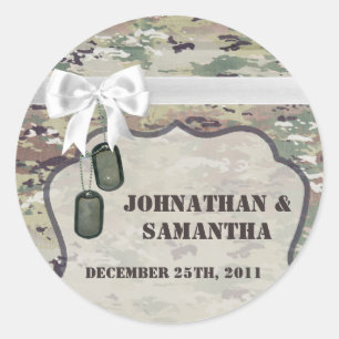 Stickers Favor de 20 à 1,5" Armée OCP Camo Uniform