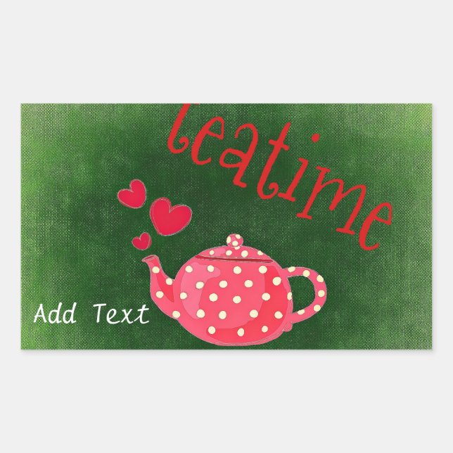 Stickers Favoris Teatime Customisés (Devant)