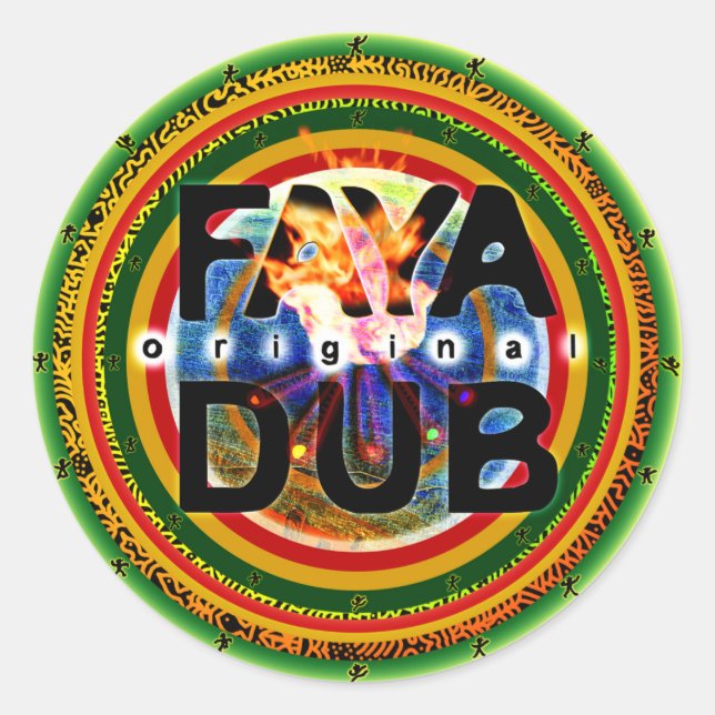 Stickers Faya Dub (Devant)