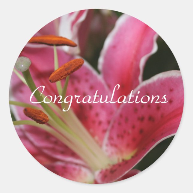 Stickers Félicitations Pour Les Cadeaux (Devant)