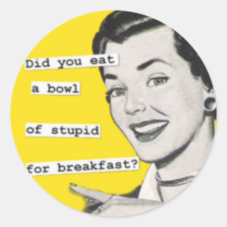 Stickers femme au foyer rétro joyeuse 8