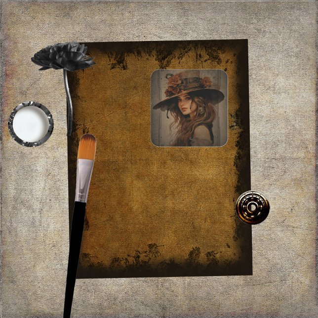 Stickers Femme Steampunk (Créateur téléchargé)