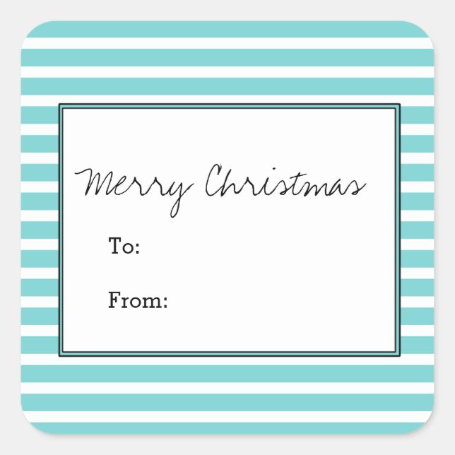 Stickers Festive Turquoise (Devant)