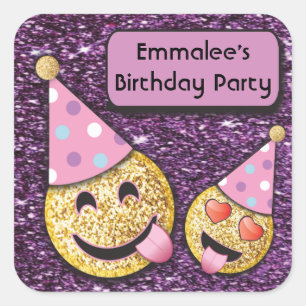 Stickers fête d'anniversaire Emoji