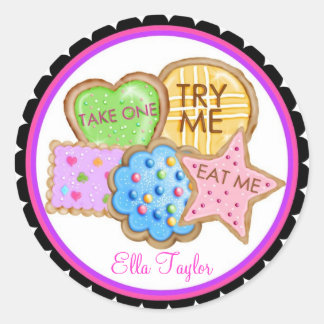 Stickers fête d'anniversaire Wonderland