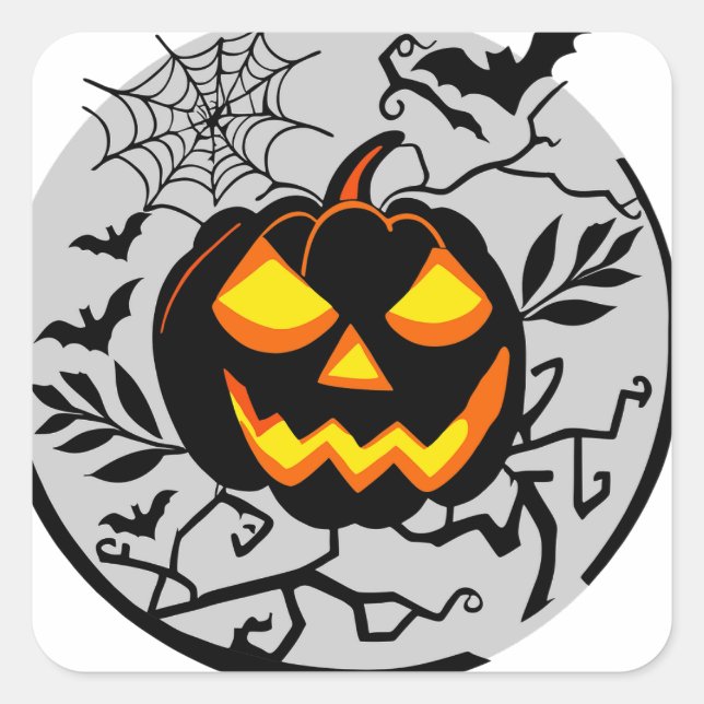 Stickers fête d'Halloween (Devant)