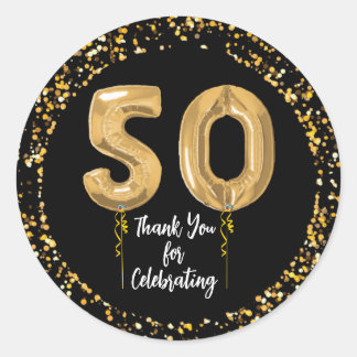 Stickers Fête du Cinquantième Anniversaire