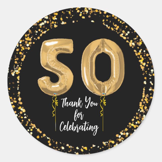 Stickers Fête du Cinquantième Anniversaire (Devant)