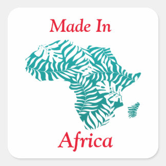 Stickers Feuille tropicaux fabriqués en Afrique