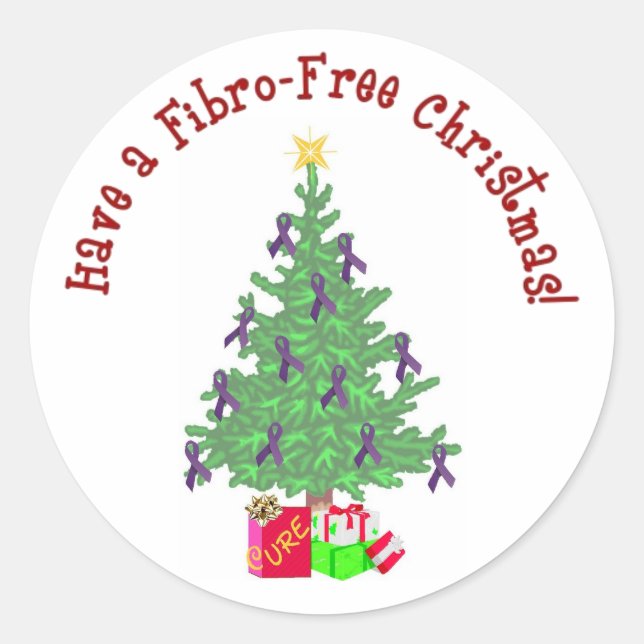 Stickers Fibro-Tree de Noël (Devant)